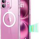 ESR for iPhone 16 Plus Case, Camera Control, Compatible with MagSafe, Shockproof Military-Grade Protection, Magnetic Phone Case for iPhone 16 Plus, Classic Hybrid Case (HaloLock), Clear | Camera Control, Shockproof, Magnetic Phone Case