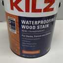 KILZ Waterproofing Wood Stain, Exterior, Semi-Transparent, Cedar, 1 Gallon