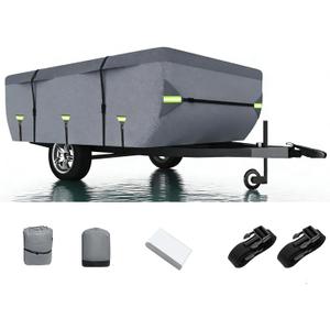 Pop Up Folding Camper Cover 7 Layers Top Tent Trailer Cover (Fits 10' to 12')