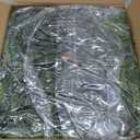 6ft Real Touch Norfolk Pine Garland Realistic Christmas Greenery Garland for Table Mantle Fireplace Indoor Outdoor Xmas Decor