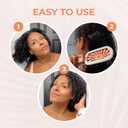 FHI Heat UNbrush Plus  Curly Hair Brush for Gentle & Effective Detangling on Wet or Dry Fragile Hair Types  Detangler Brush w/ 84 UltraFlex Bristles, Ultra-light, Vented, Anti Static Hairbrush