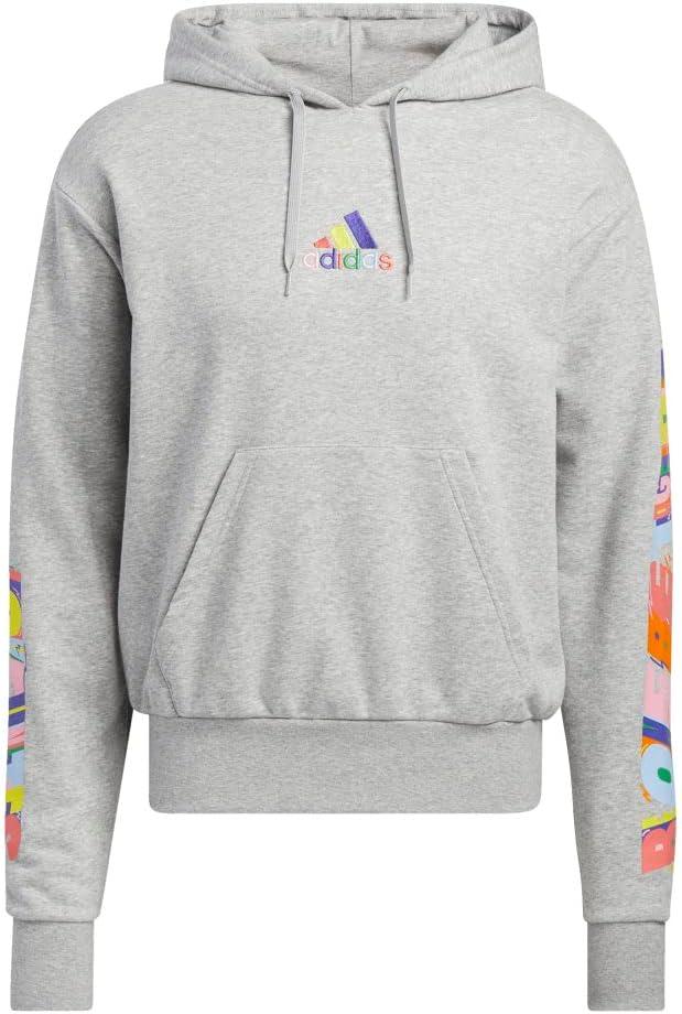 adidas Men's Pride Hoodie (Medium Grey Heather)