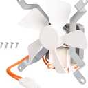 Hisencn Grill Induction Fan Kit Replacement Parts for All Pit Boss & Traeger & Camp Chef Wood Pellet Grills, Sam's Club Pellet Grills, Combustion Fan for Traeger KIT0019, 110V PA66