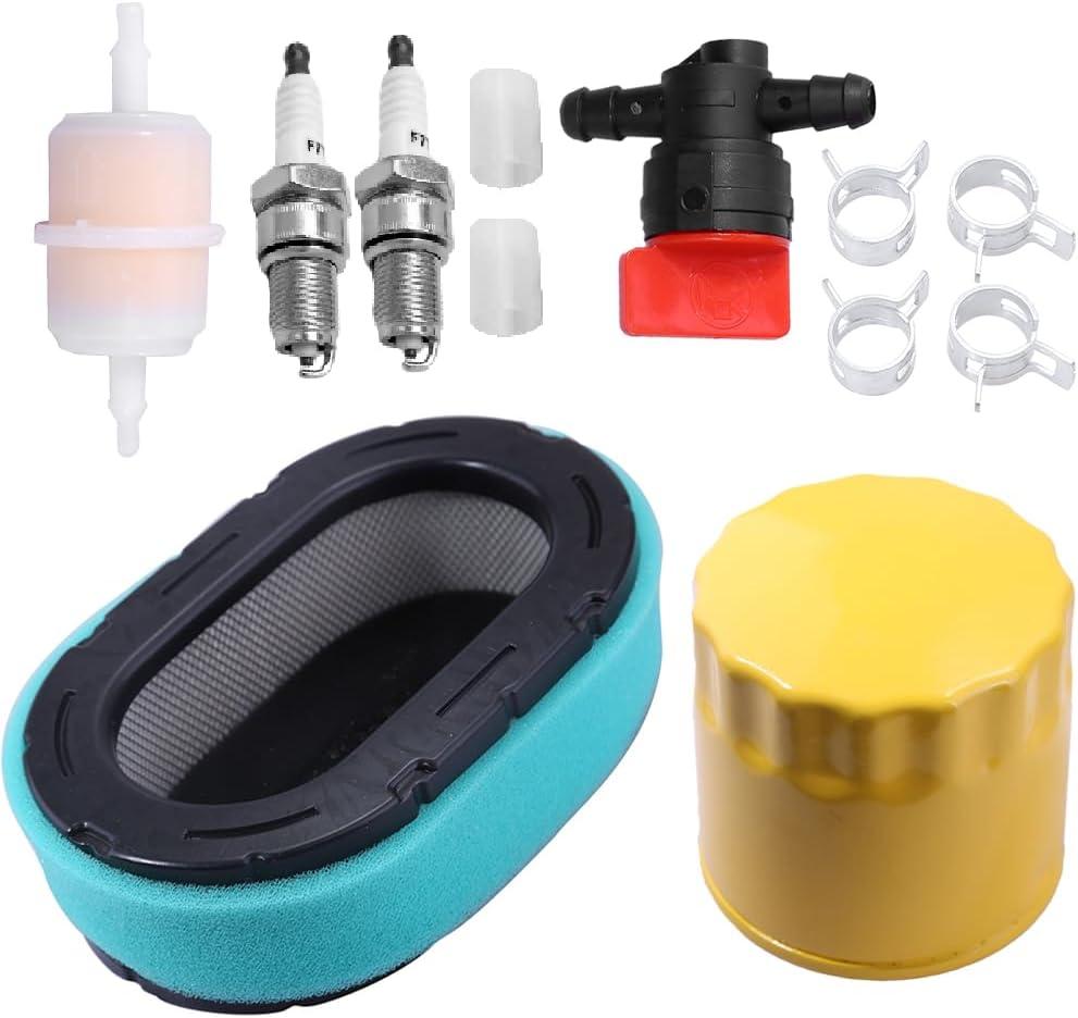 Anxingo 32 883 09-S Air Filter with Oil Fuel Filter Replacement for Kohler KT610 KT620 KT715 KT725 KT730 KT735 KT740 KT745 19HP-26HP Engine MTD Lawn Mower Stens 102-036 Kohler 7000 Series Engine