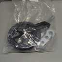 Wheelchair Accessories Caster Assembly with Aluminum Front Fork, Installing 6 Inch Solid Caster. Fit for Front Wheel Installation of Most Manual Wheelchairs and Children's Wheelchairs (Black 1 Ea)