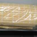 LazBlinds No Tools No Drill Cordless Bamboo Roman Shades, Privacy Window Treatment, Roll Up Bamboo Blinds for Windows 33'' W x 64'' H, Natural