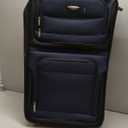 Travel Select Amsterdam Softside Expandable Luggage with Rolling Wheels, Navy, 29-Inch Large