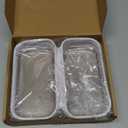 Clear Hard Shell Zipper Case,3PCS Transparent Clear Zipper Pouches,Hard Side Plastic Case Set,Portable Travel Storage Organizer Bins