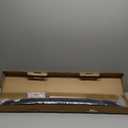 RN98 Universal Rain Snow Guard Sun Roof Wind Deflector,1pcs Tape-On Dark Smoke Auto Moonroof Window Visor Fit The Sunroof/Moonroof Which is Not Wider Than 36.8".