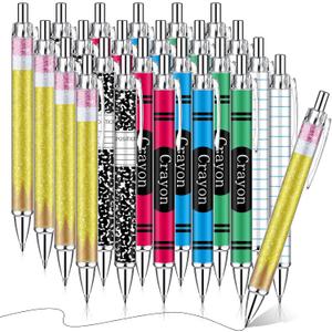 Motipuns 24 Pcs Teachers Pens Bulk Teacher Appreciation Gifts Cute Ballpoint Pens Best Teaching Thank You Gifts for Woman Nurse Coworker Staff Office Writing Stationery Graduation Supply