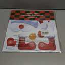 2 x Refrigerator Magnets Christmas Decorations Santa: 18PCS Gingerbread Tree Magnets for Kid (Non-reflective)