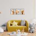 Apicoture Funny Farm Animal Horse Canvas Wall Art Whimsical Horse Decor for Home Vibrant Horse Pictures Wall Decor 12"x16"x3