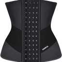 KIMIKAL Women Waist Trainer Corset Belt: Under Clothes Sport Tummy Control Long Torso Shapewear M 