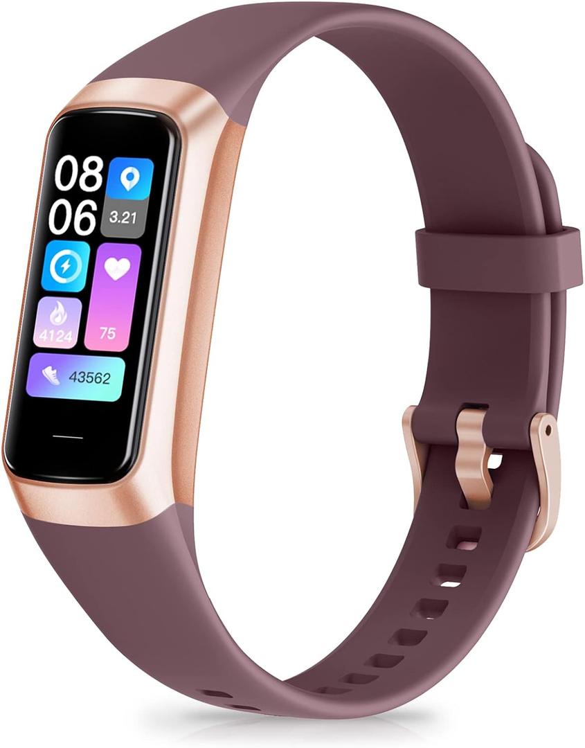Zeacool Fitness Tracker with 24/7 Heart Rate, Blood Oxygen Blood Pressure Sleep Monitor, Activity Trackers 5 ATM Waterproof,Step Calorie Counter Pedometer Health Smart Watch for Women Men
