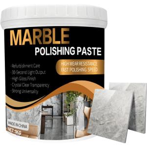Marble Polishing Paste Kit, Marble Polishing Compound, Countertop Cleaner, Quartz Polish, Sealant & Protector For Marble Countertops, Floors, Walls