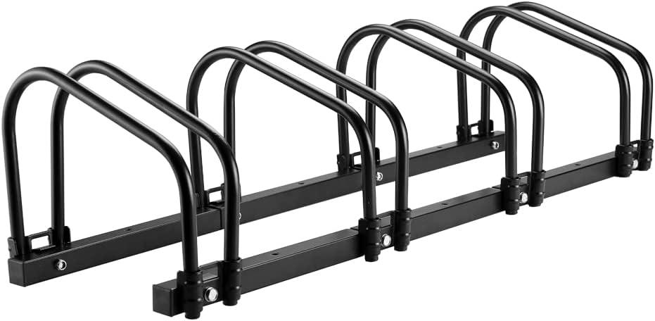 Bike Stand, 4 Bikes Rack Garage, 2.4" Width for most of Bikes