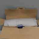 DONAMA Cervical Pillow for Neck and Shoulder,Contour Memory Foam Pillow,Ergonomic Neck Support Pillow for Side Back Stomach Sleepers with Pillowcase (Queen Size 24.8"Lx14.96"Wx5.51"H, Light Grey)