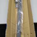 Glass Railing Corner Post 33.46",304 Stainless Steel Glass Balustrade Post System with Clamp for Indoors & Outdoors Railing of Deck,Balcony,Attic,Staircase (Black)