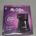 Mr. Coffee 5-Cup Mini Brew Switch Coffee Maker, Black