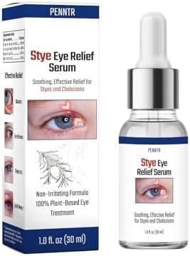 Stye Eye Treatment, Stye Relief Serum | for Chalazions and Blepharitis, Eyelid Bumps, Non-Irritating Formula, Quickly Soothe (1 Fl Oz (Pack of 1))