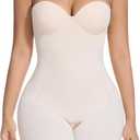 Slimers Strapless Shapewear Tummy Control: Strapless Body Shaper For Women With Built In Bra - Shapewear Bodysuit for Dress, Large