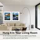 BAISITE Diamond Art Kits for Adults Beginners,2 Pack Round 5D Paint with Diamonds Pictures Full Drill Cross Stitch Home Wall Decor DIY Crafts Kits(12x16 Inches) BSTDPK807-808