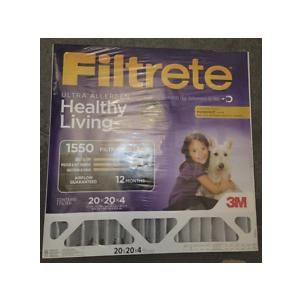 3M COMPANY DP02DC-4 Filtrete Filter, 20 x 20 x 4-Inch, White