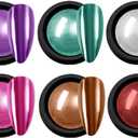 Chrome Nail Powder for Beautiful Mirror Effect Chrome Powder Get the Polish of Your Dreams with Our Nail DIY Enthusiasts Chrome Powder for Nails(SET D)