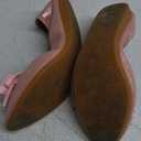 Womens Foldable Ballet Flats Bling Rhinestone Pointed Toe Comfort Slip On Walk Work Loafers Bridal Dress Shoes (7.5, 2-pink)