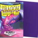 3 x Dragon Shield | Standard Size Card Matte Sleeves | 100 CT - Smooth & Tough Premium TCG Sleeves | Compatible with Pokemon, Flesh & Blood, One Piece & Magic The Gathering | Purple