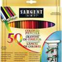 Sargent Art Premium Coloring Pencils, Pack of 50 Assorted Colors, 22-7251