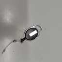 4 Pack Sliding Black ID Badge Holder with Retractable Badge Reel, Heavy Duty Plastic Vertical Key Card Holder with Carabiner for Office School Factory ID Credit Cards Drivers Licenses and Passes