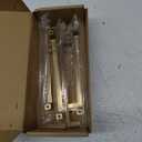 Ravinte 6 Pack Solid 6-1/4 Inch Square Cabinet Handles - Champagne Bronze Pulls for Drawers and Kitchen Cabinets - Hardware Handles