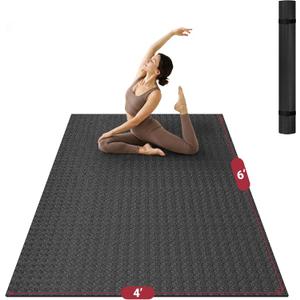 VTORY Extra Large Yoga Mat - 6"x4"x0.25"