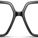 VISOONE Oversized TR90 Blue Light Blocking Glasses Fashion Accessories Non Prescription for Women Harvard