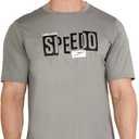 Speedo Men's Uv Swim Shirt Graphic Short Sleeve Tee (Large)