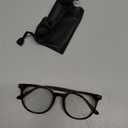 Gaoye Blue Light Blocking Glasses, Retro Round Eyewear Frame Anti Eyestrain Computer Glasses for Women Men (Tea Leopard/Transparent Lens)