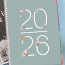 2026 Planner - Jan. 2026 - Dec. 2026, 8.5" x 11" Planner Weekly and Monthly, Calendar Planner 2026 with 3 Interchangeable & Waterproof Covers, 12 Monthly Tabs