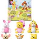Micro Teenies Winnie The Pooh and Pals 6 Pack - Miniature Plush Figure, Suffed Animal, Toy Mini Soft Figure for Kids, Girls and Boys Ages 4+