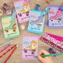 DAZONGE 24 Packs Roller Skate Valentine's Day Cards with Slap Bracelets, Fun Valentines Day Gifts for Kids Classroom Exchange & School Parties