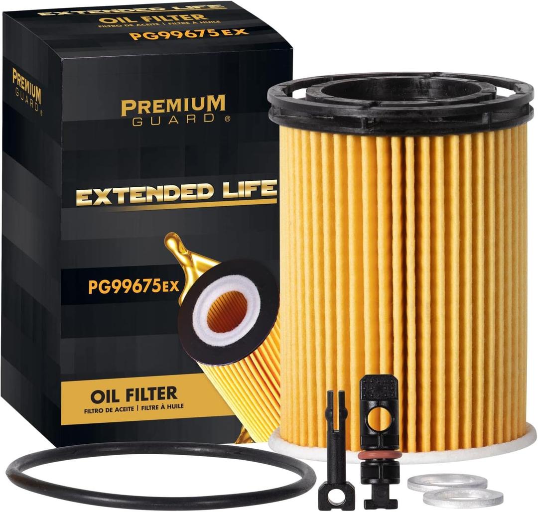 Premium Guard Extended Life Oil Filter up to 10k Miles PG99675EX | Fits 2022-2025 Genesis GV70, 2021-2025 GV80, G80, 2024-2025 G70, 2022-2023 Kia Stinger