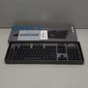 Logitech G915 X Lightspeed Low-Profile Wireless Gaming Keyboard, Double-Shot PBT Keycaps, Fully Programmable Keys, RGB Backlighting, Sleek Aluminum Finishing, GL Blue Clicky Switches - PC/Mac - Black