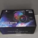 Thermalright Frozen Notte 120 ARGB Black CPU Water Cooler, 120mm Aio Cooler, Infinite Mirror ARGB Water Pump,2000RPM,for AM4/AM5,Intel LGA 1700/1851/1150/1151/1200