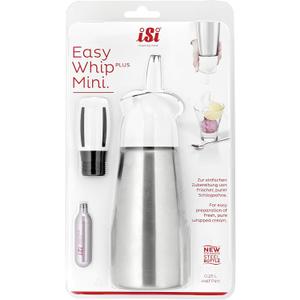 iSi Mini 013455 Whipped Cream Maker, White, Stainless Steel, 1/2 Pint, White