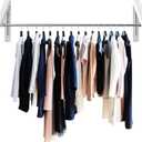QuikCLOSET - The Original Foldable Collapsible Wall Mounted Clothes Drying Rack - Space Saving Closet Organizer
