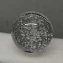 Flashing God Black 1 Light Crystal Pendant Lighting K9 Crystal Globe Pendant Chandeliers Crystal Bubble Chandeliers Kitchen Island Pendant Lighting Dimming LED 2700k 4500k 6000k