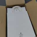 BagDream Gift Bags 8x4.25x10.5 100Pcs Kraft Paper Bags with Handles Bulk, White Gift Bags Medium Shopping Retail Merchandise Wedding Party Favor Bags, Paper Grocery Bags Sacks Recyclable