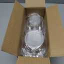 Cupcake Boxes Individual Cupcake Containers, 50 Packs Regular Single Cupcake Holder High Topping for Muffins, Thicker Stackable Plastic Cupcake Carrier for Party (50 pack)