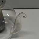 STNTUS Glass Teapot, 40 oz. / 1200 ml for Loose Tea, With Infuser and Stainless Steel Strainer, Stovetop Safe, 4-6 Cups