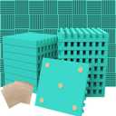 Sound Proof Foam Panels for Walls 1" X 12" X 12" Acoustic Foam Panels Insulation Studio Soundproofing Fire Resistant Noise Absorbing for Studio, Office, Home (DK-L 12" X 12" X 1", 42PACK)